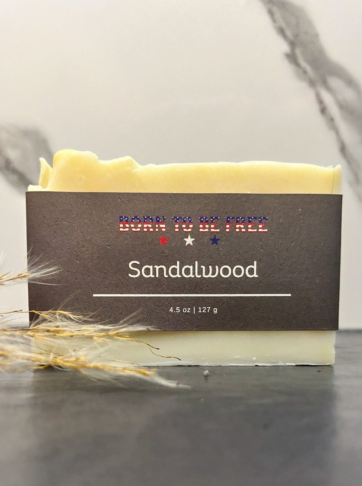 Born To Be Free soap Bar Sandalwood Tallow Soap Bar