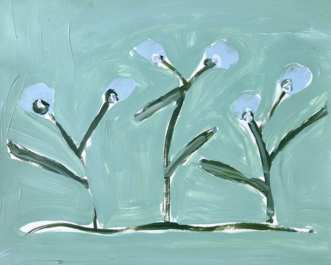 Sage Green Posies