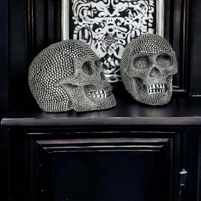 Gia Roma Halloween Resin Skull Gold