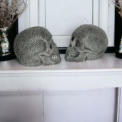 Gia Roma Halloween Resin Skull Gold