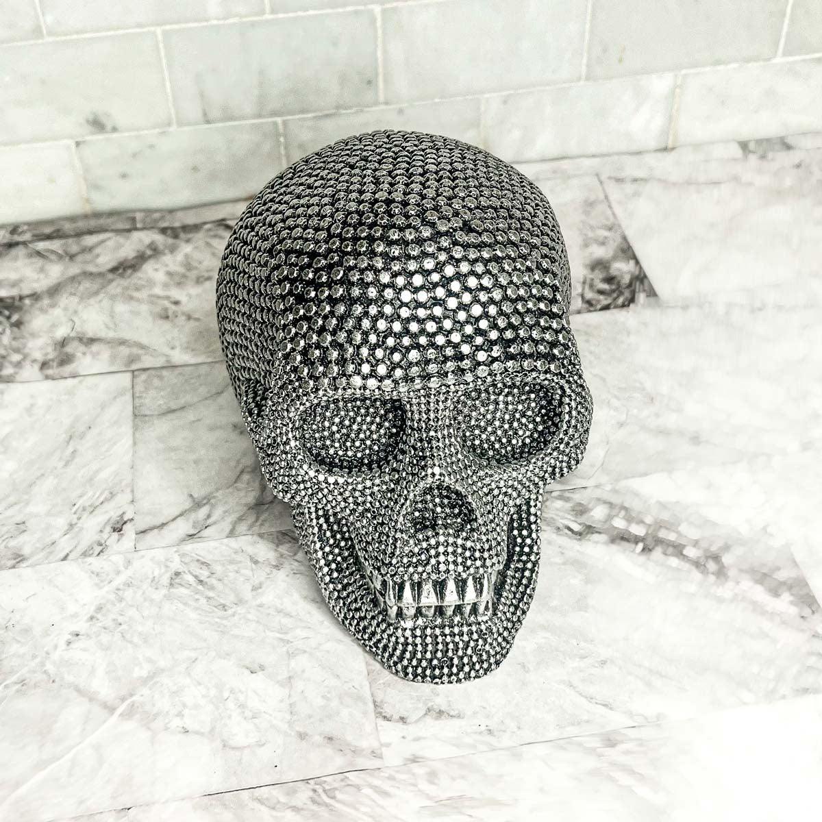 Gia Roma Halloween Resin Skull Gold