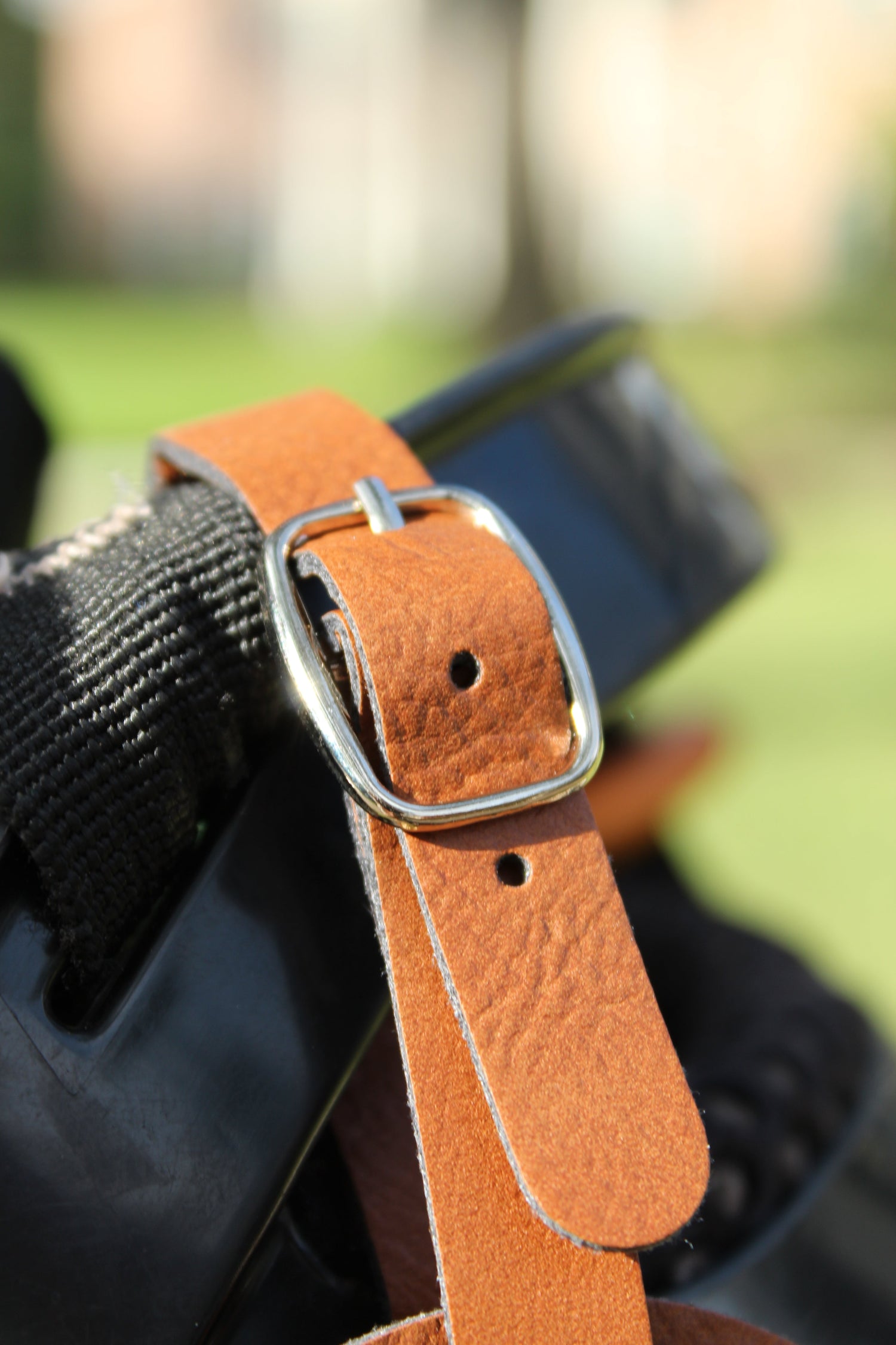 Texas Longhorn Leather Golf Tee Holder