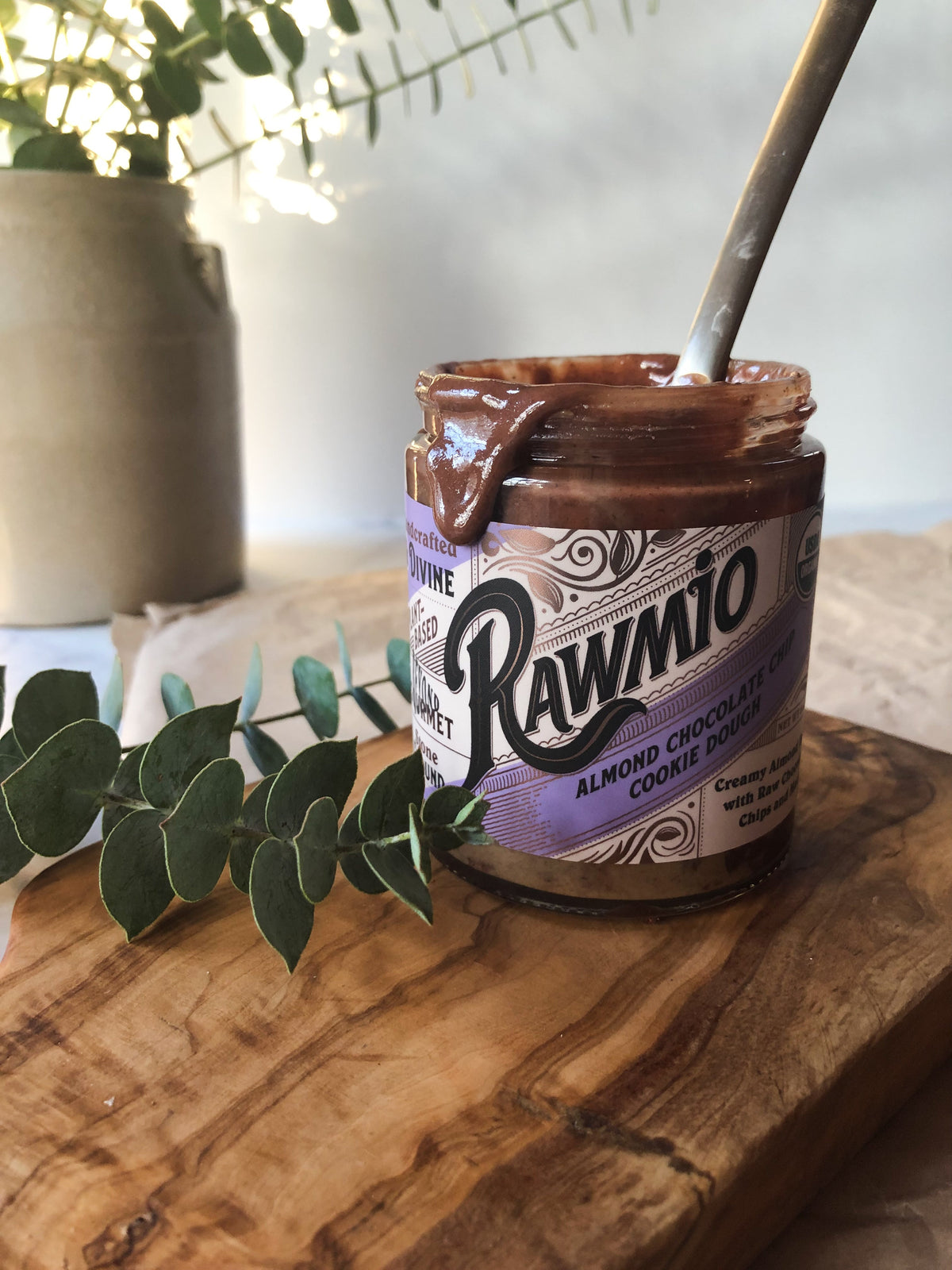 Almond Chocolate Chip Cookie Dough Spread