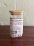 Apotheke DuJardin bath salts 5 ounce glass jar w/ bamboo lid Aromatherapy Bath Salts- Lavender, Eucalyptus, & Lemon