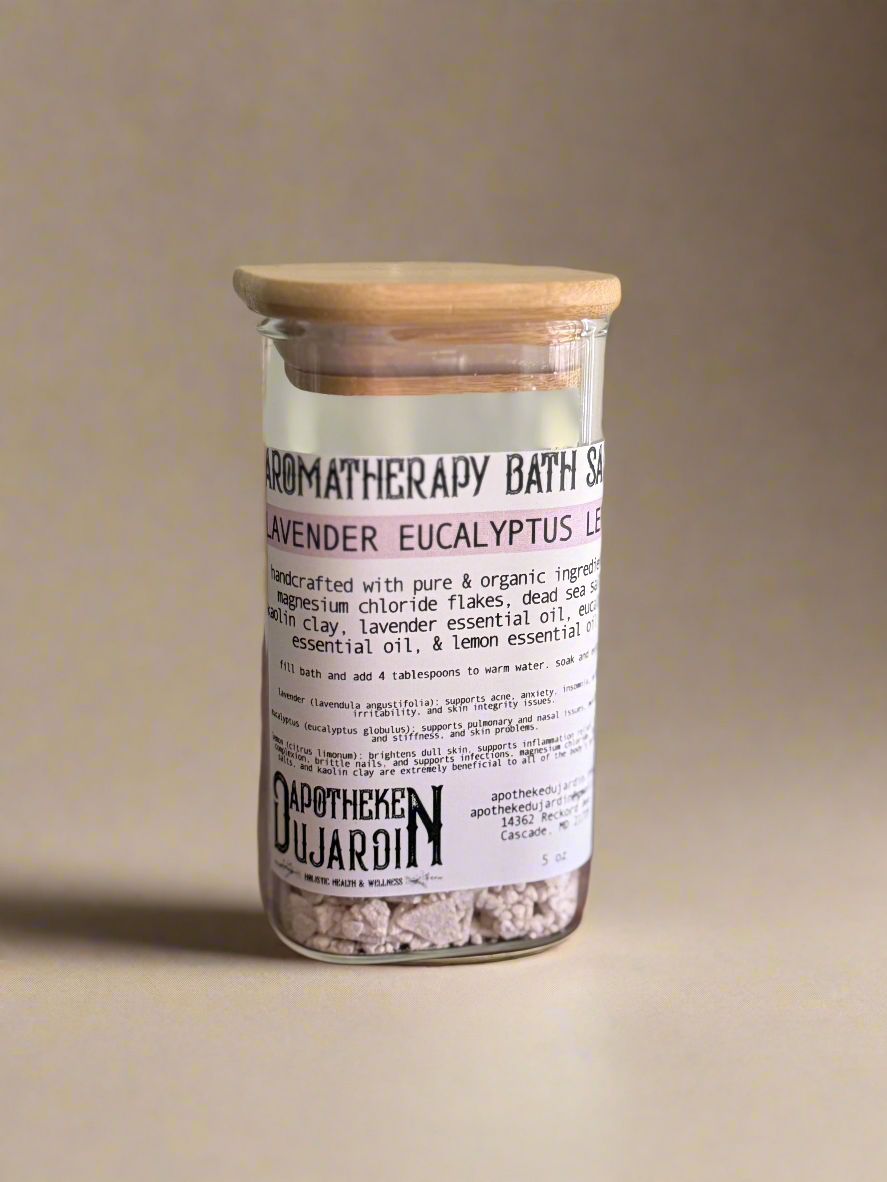 Aromatherapy Bath Salts- Lavender, Eucalyptus, &amp; Lemon
