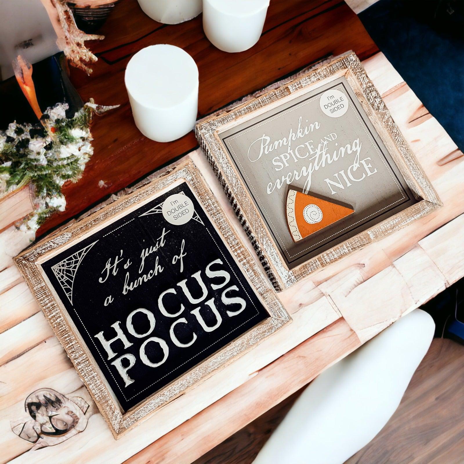 Gia Roma Halloween Sign Hocus Pocus 3D + Double Sided