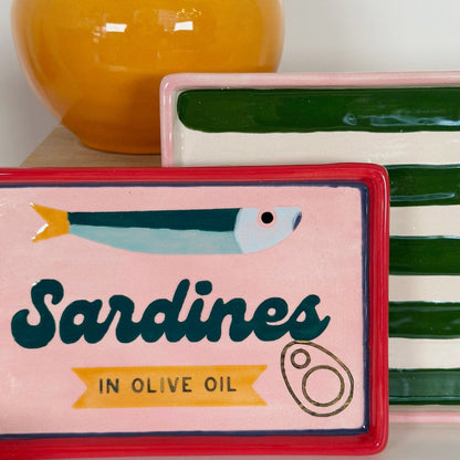 Ruby Clay Company "Canned" Sardine Tray in Pink