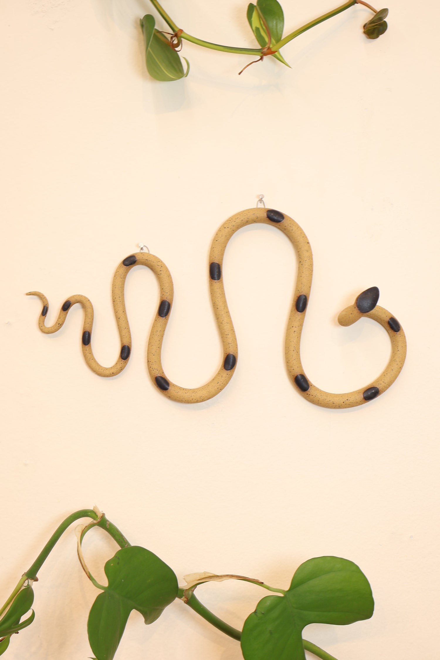 Horizontal Ceramic Wall Snake