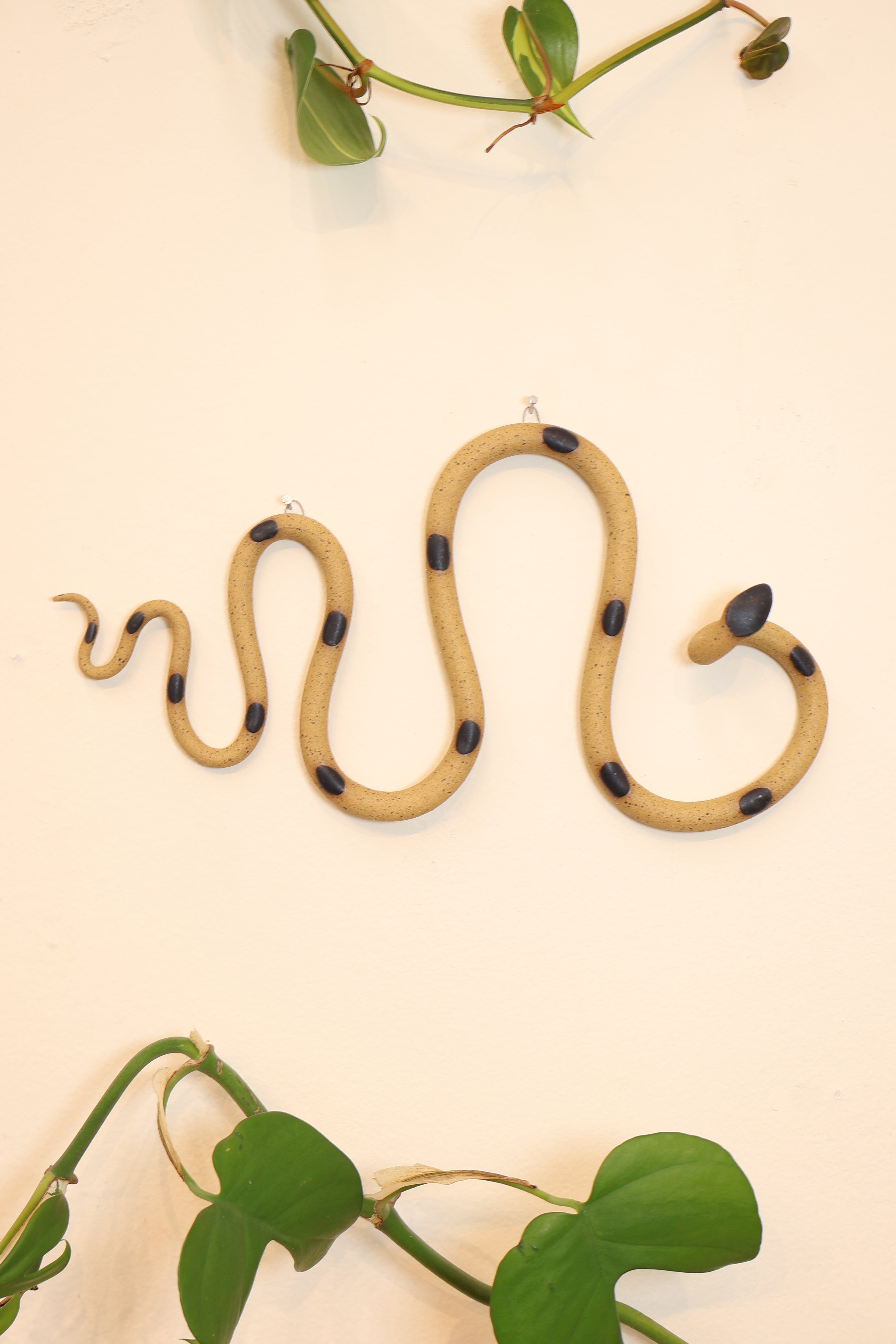 Horizontal Ceramic Wall Snake
