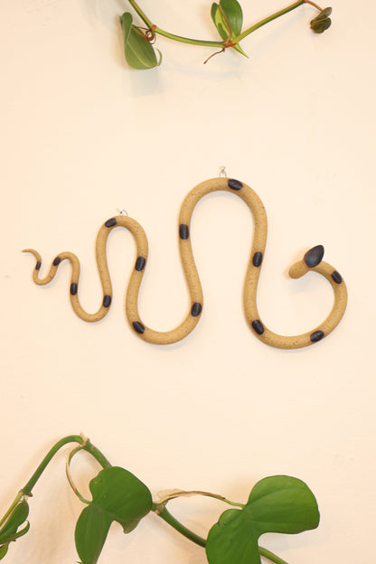 Horizontal Ceramic Wall Snake