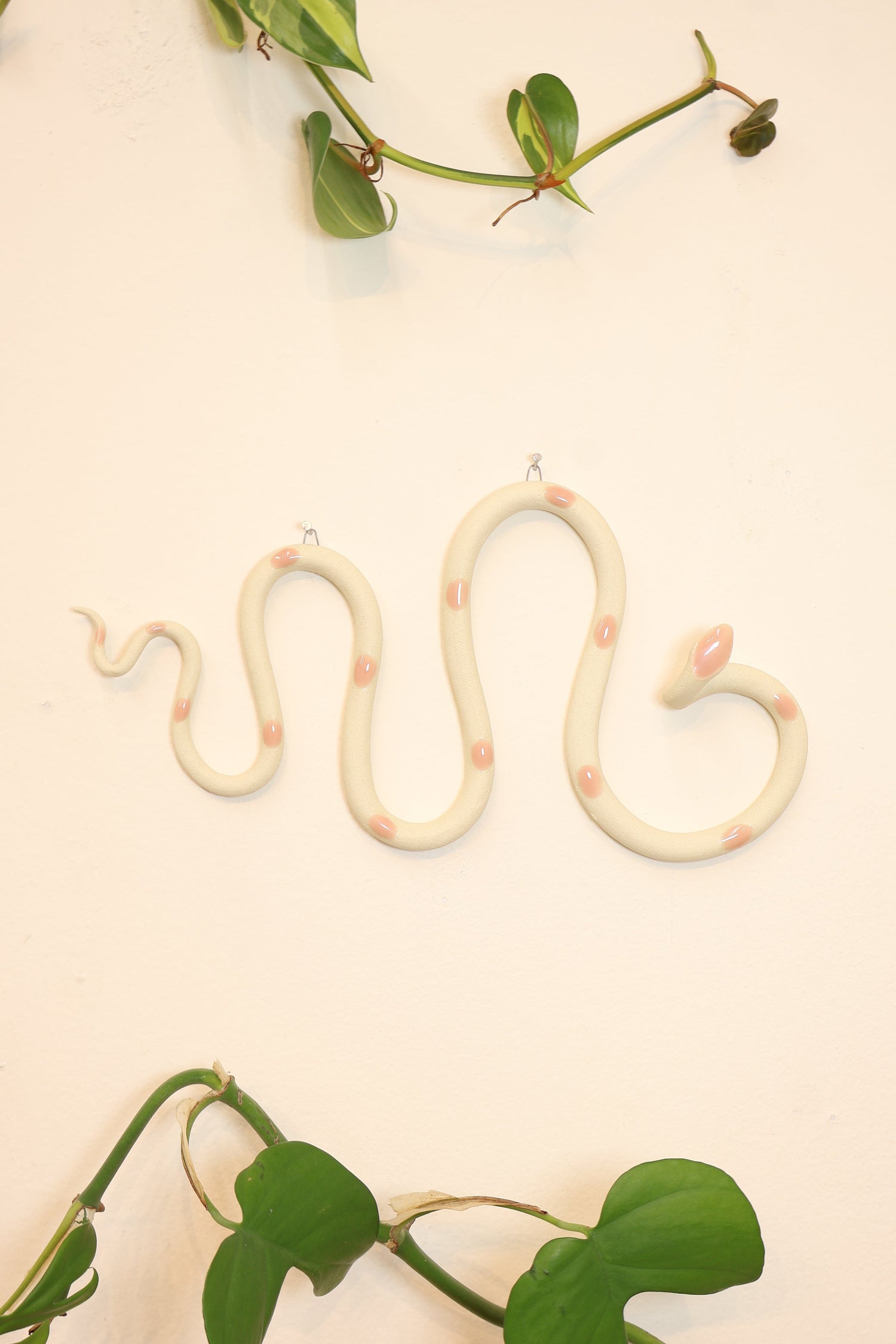 Horizontal Ceramic Wall Snake