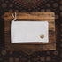 The Local Branch Zipper pouch Bone Canvas Zipper Pouch  - USA Made
