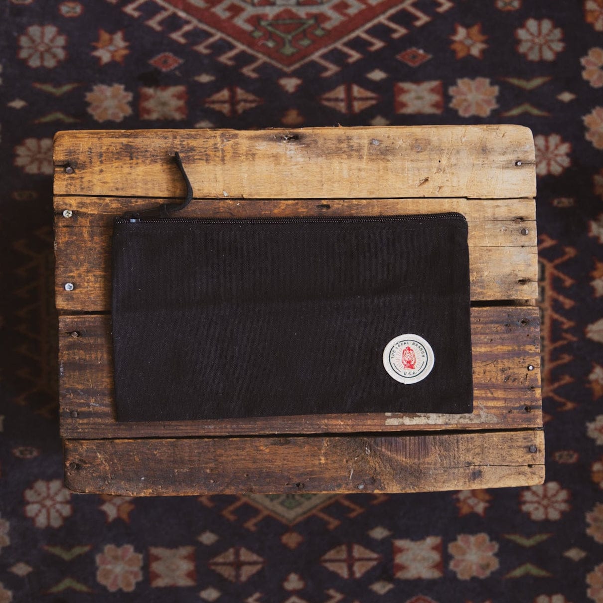 The Local Branch Zipper pouch Canvas Zipper Pouch  - USA Made