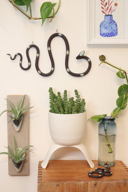 Horizontal Ceramic Wall Snake