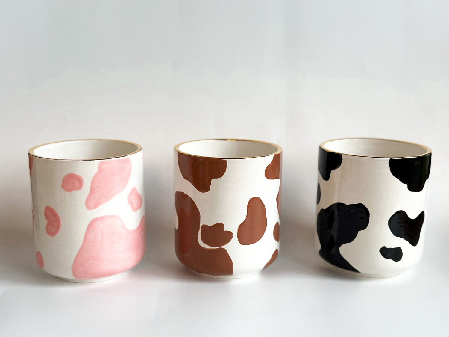 Ruby Clay Company Cow Print Vase