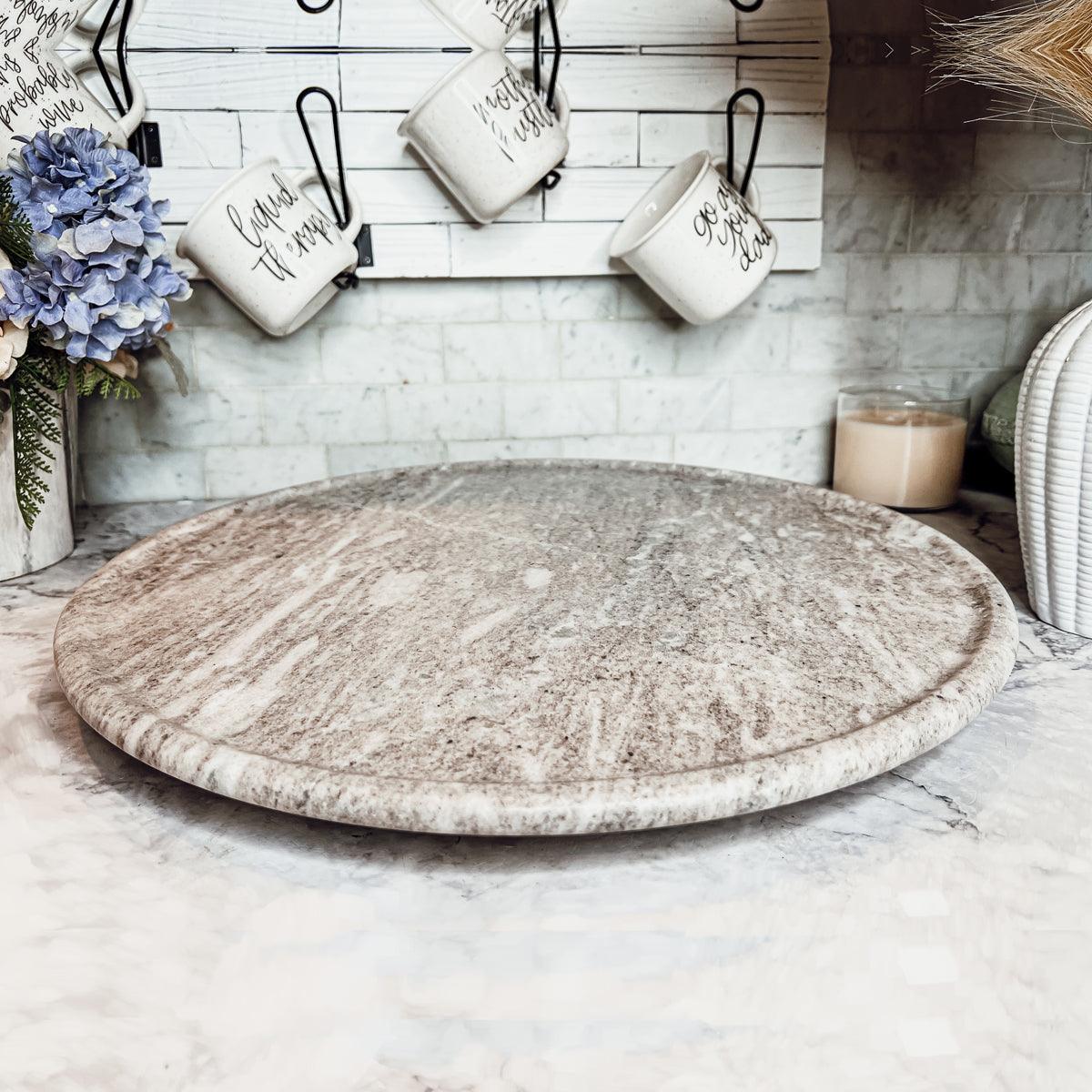 Gia Roma Charcuterie Marble Lazy Susan