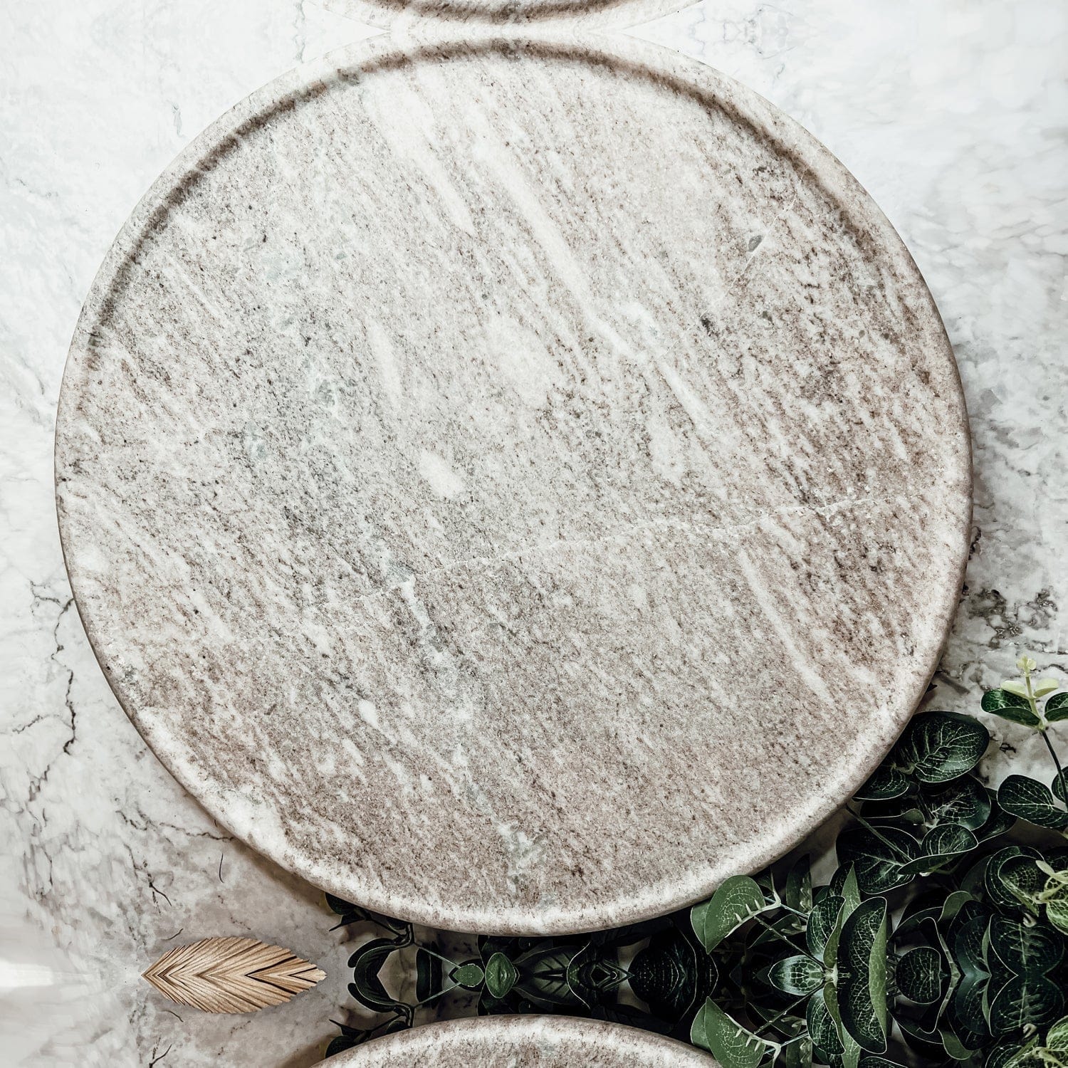 Gia Roma Charcuterie Marble Lazy Susan