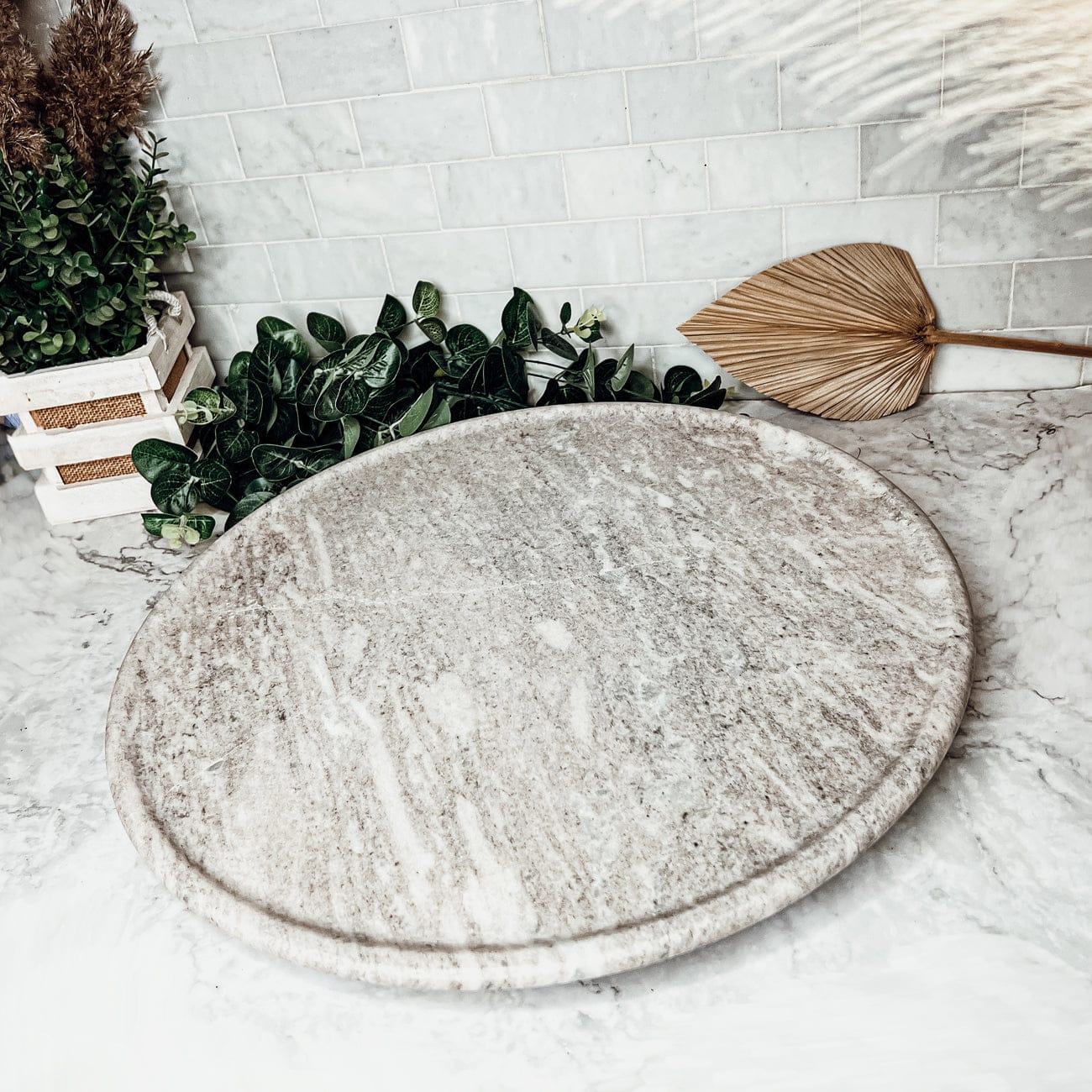 Gia Roma Charcuterie Marble Lazy Susan