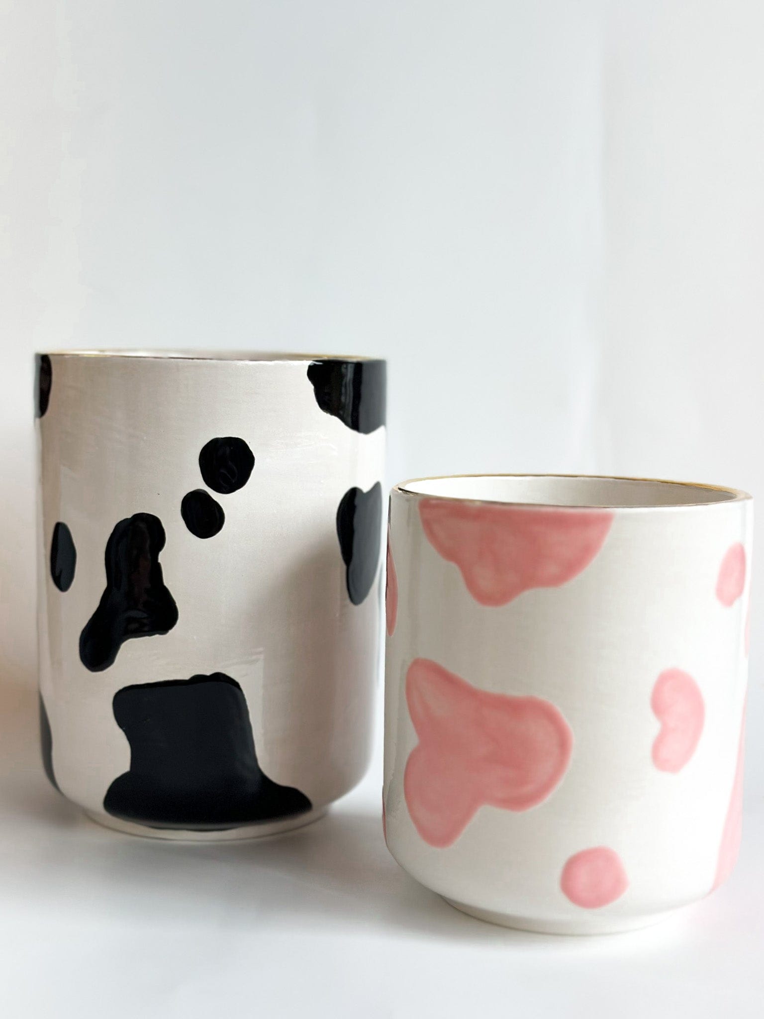 Ruby Clay Company Cow Print Vase