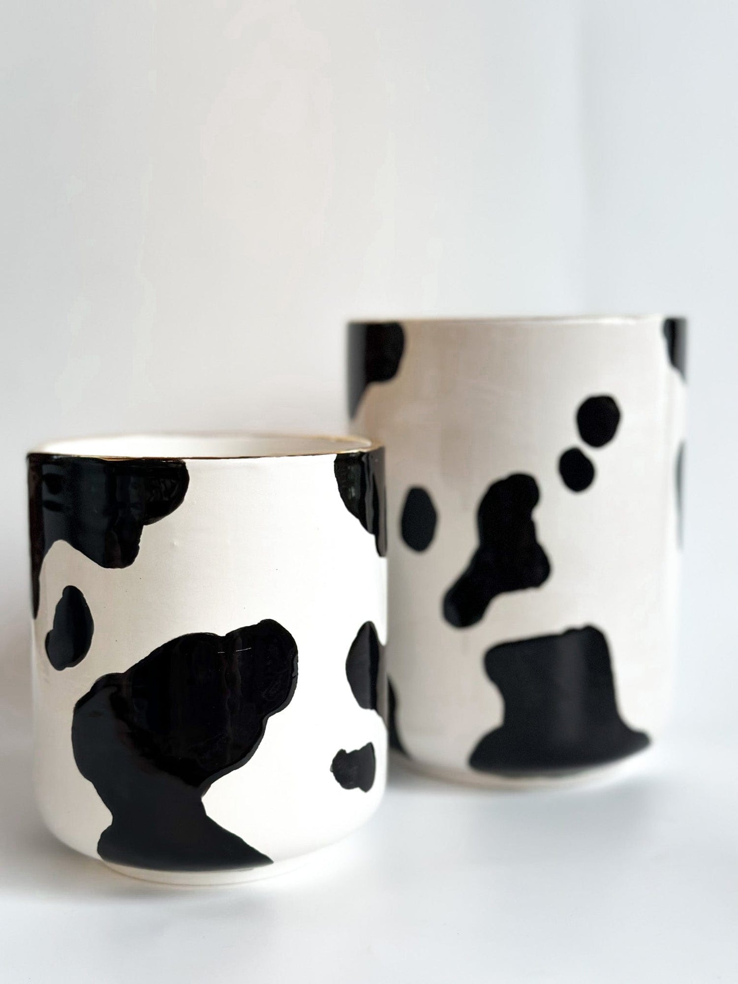 Ruby Clay Company Cow Print Vase