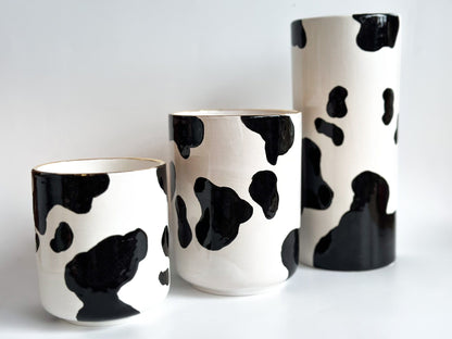 Ruby Clay Company Cow Print Vase