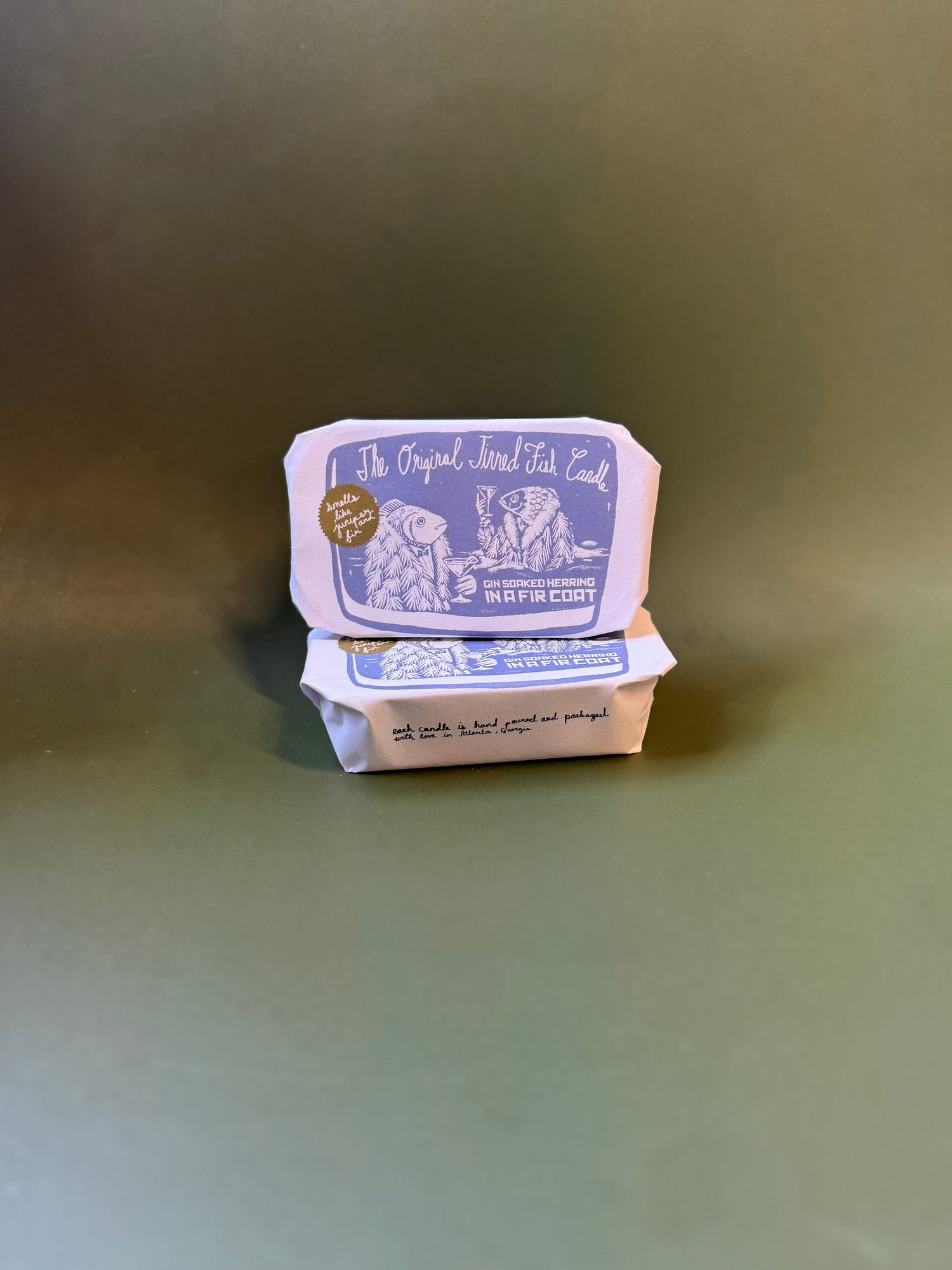 Tinned Fish Candle - Juniper and Fraser Fir