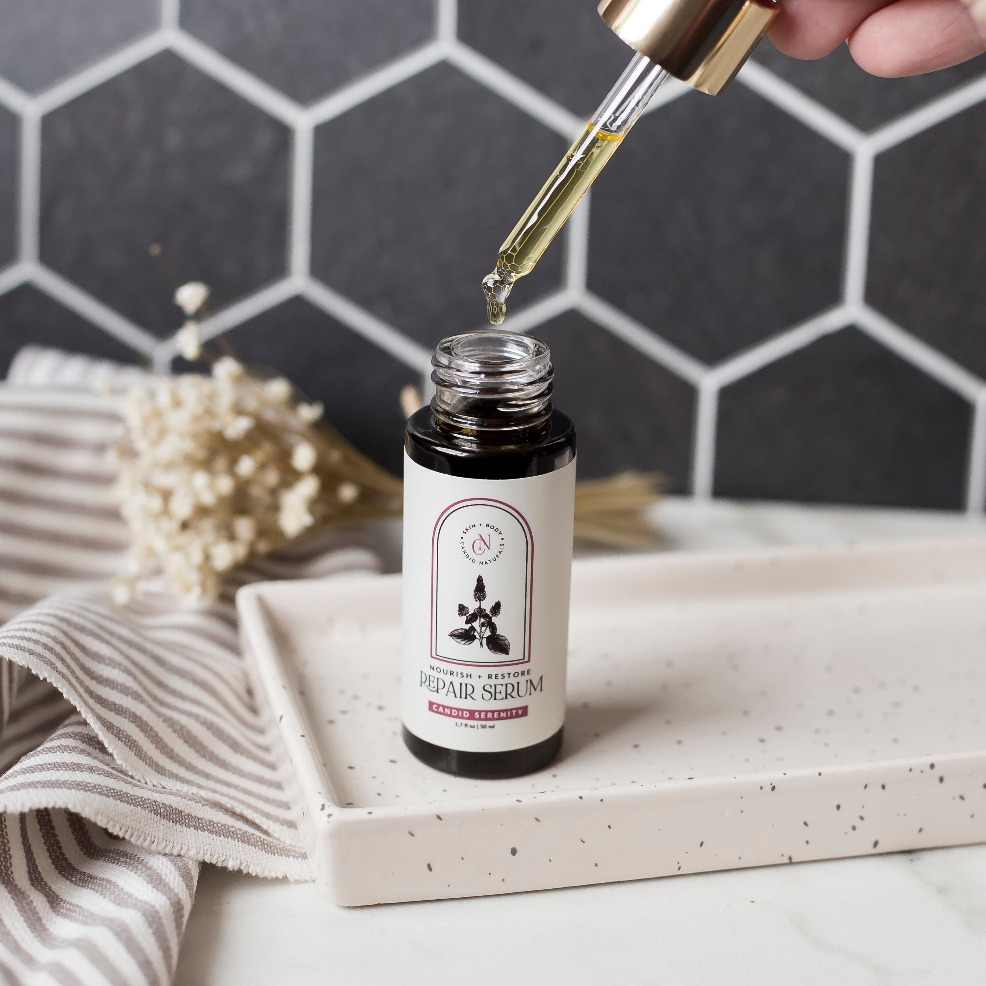 Herbal-Infused Repair Serum | Nourish + Restore