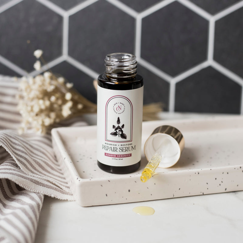 Candid Naturals Skin Care Set Herbal-Infused Repair Serum | Nourish + Restore