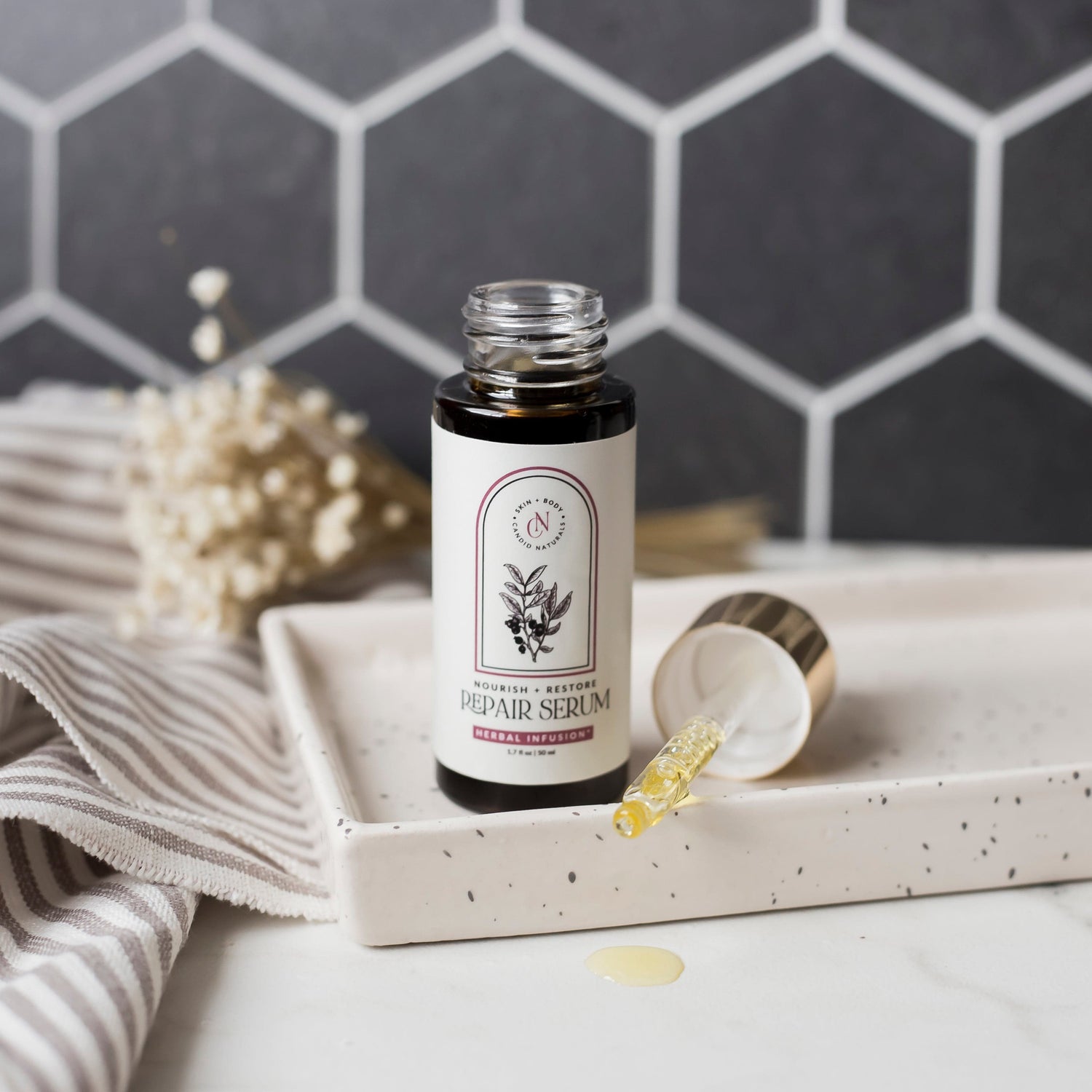 Herbal-Infused Repair Serum | Nourish + Restore