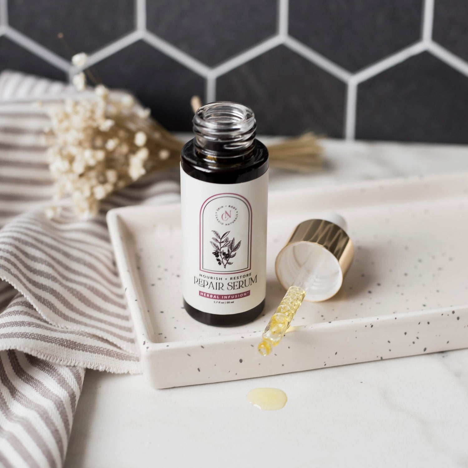Herbal-Infused Repair Serum | Nourish + Restore