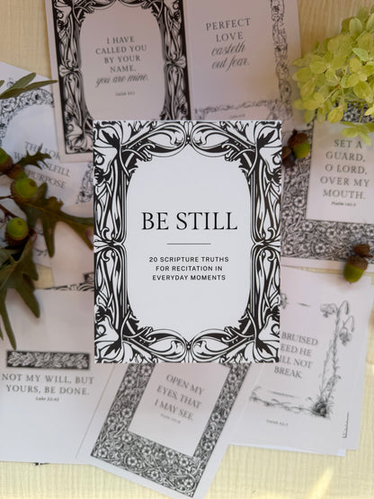 "Be Still" Scripture Prayer Cards
