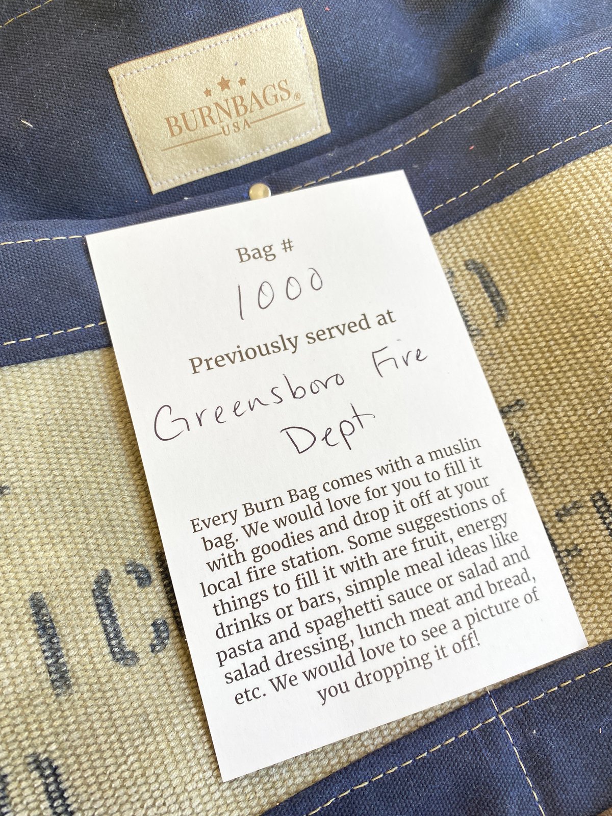 Olive Green Classic Burn Bag