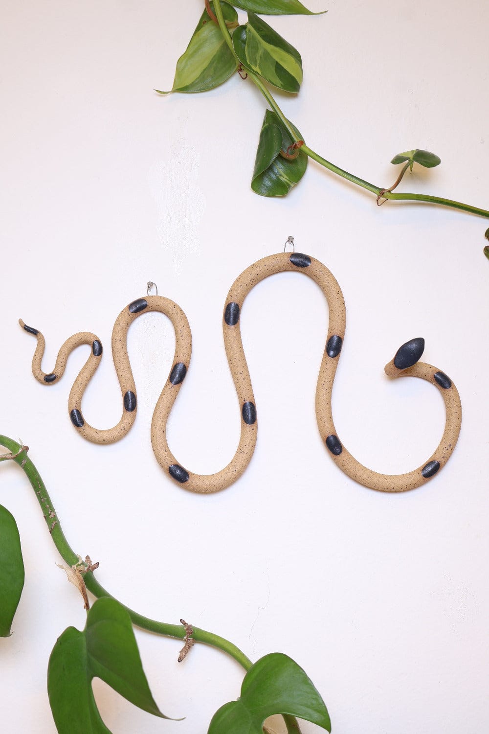 Carter + Rose Sammy Horizontal Ceramic Wall Snake