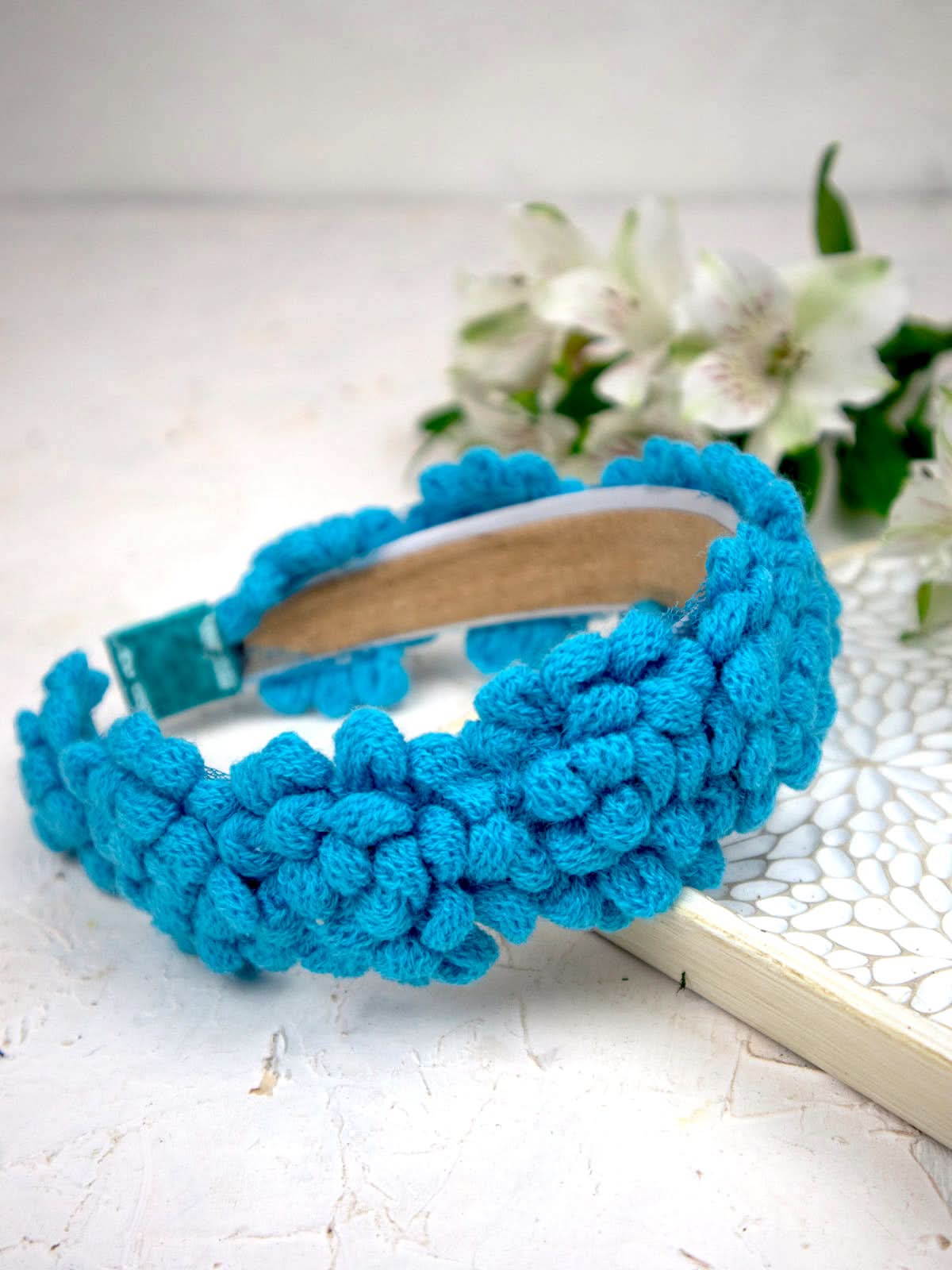 Ash &amp; Rose Headbands Crochet Puff Child Headband