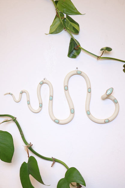 Carter + Rose Sylvia Horizontal Ceramic Wall Snake