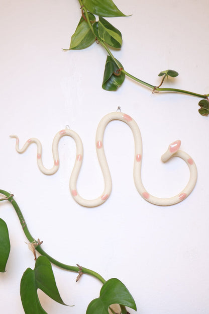 Carter + Rose Sofie Horizontal Ceramic Wall Snake