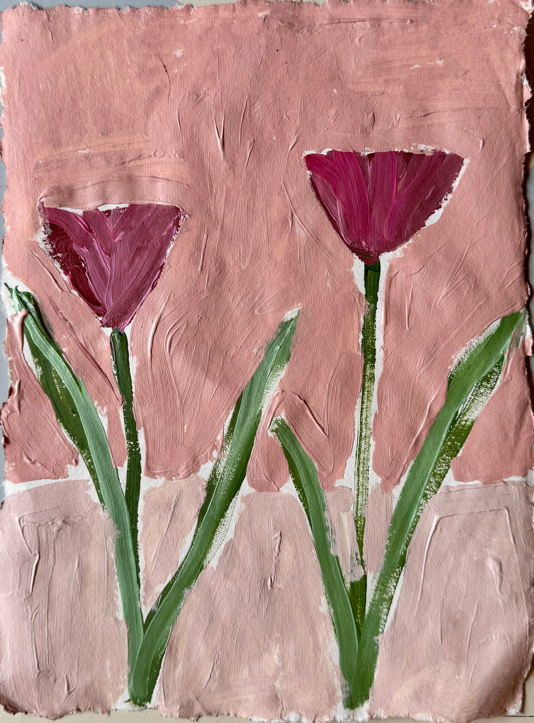 Pink Pastel Tulips