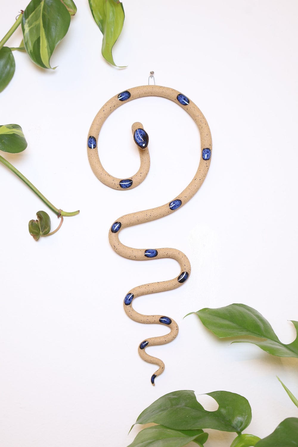 Carter + Rose Selena Medium Ceramic Wall Snake