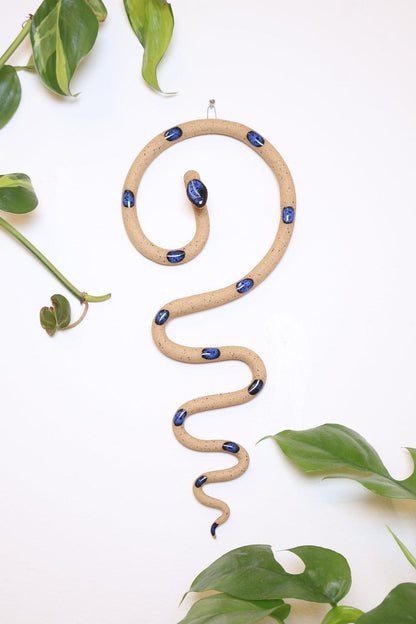 Carter + Rose Selena Medium Ceramic Wall Snake