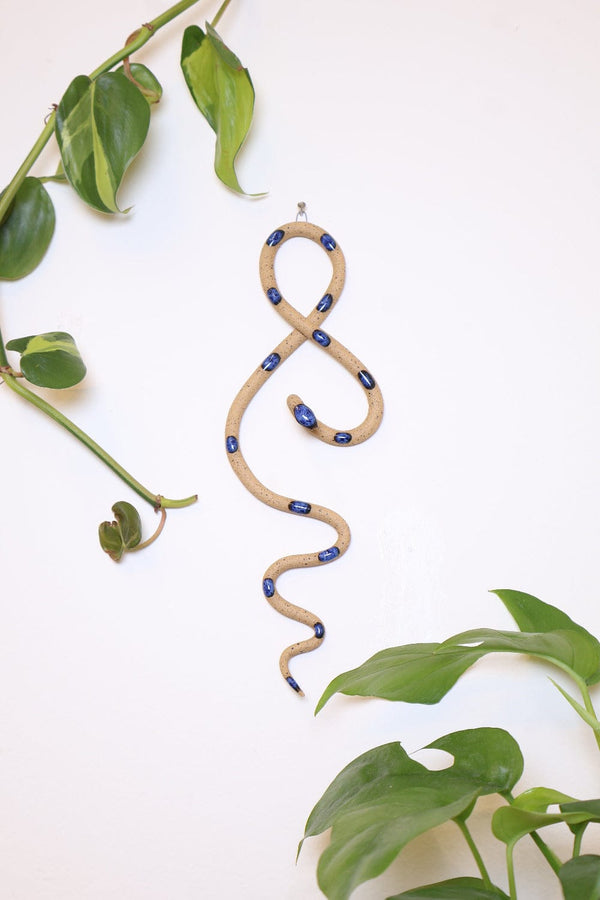 Carter + Rose Selena Mini Ceramic Wall Snake