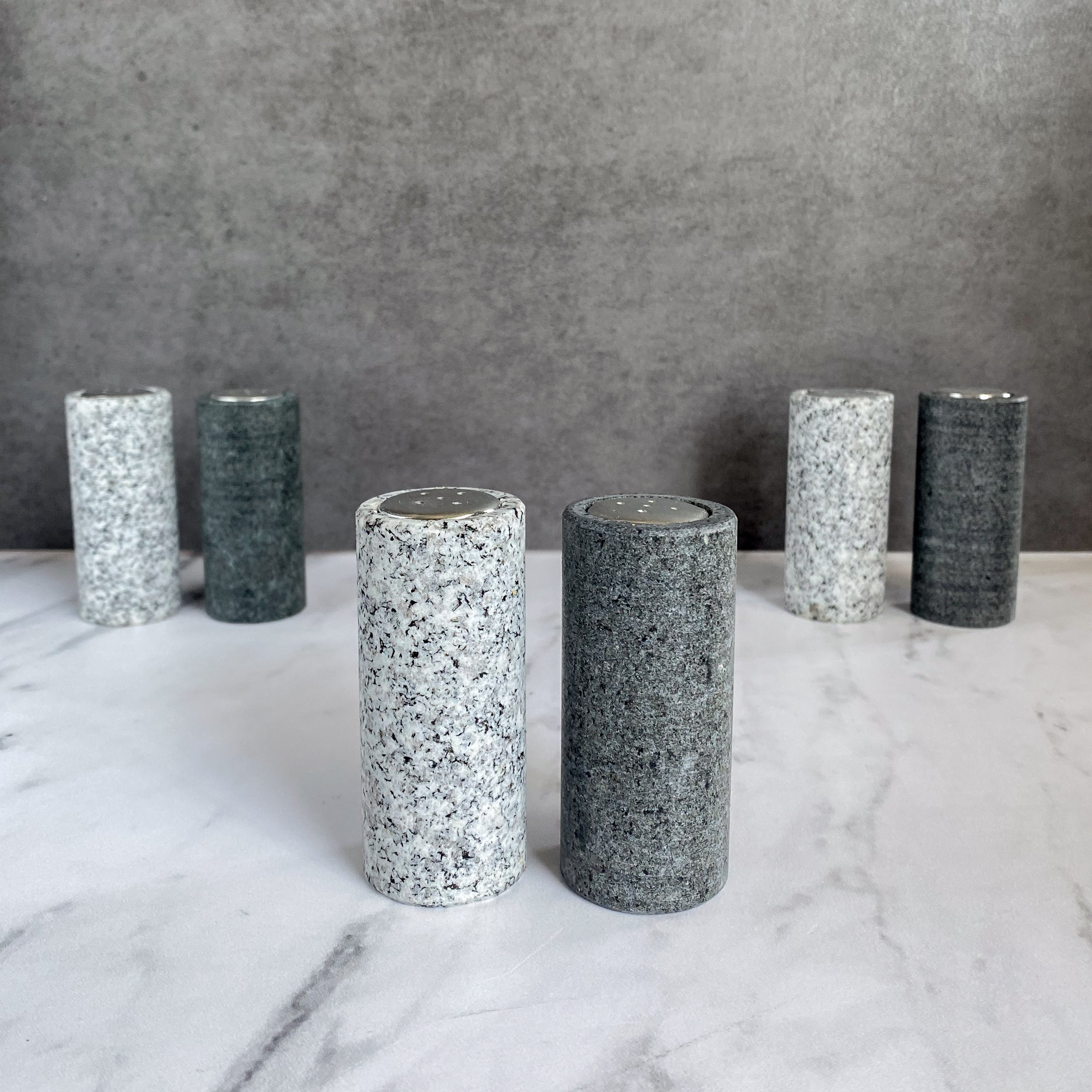 Granite Salt &amp; Pepper Shakers