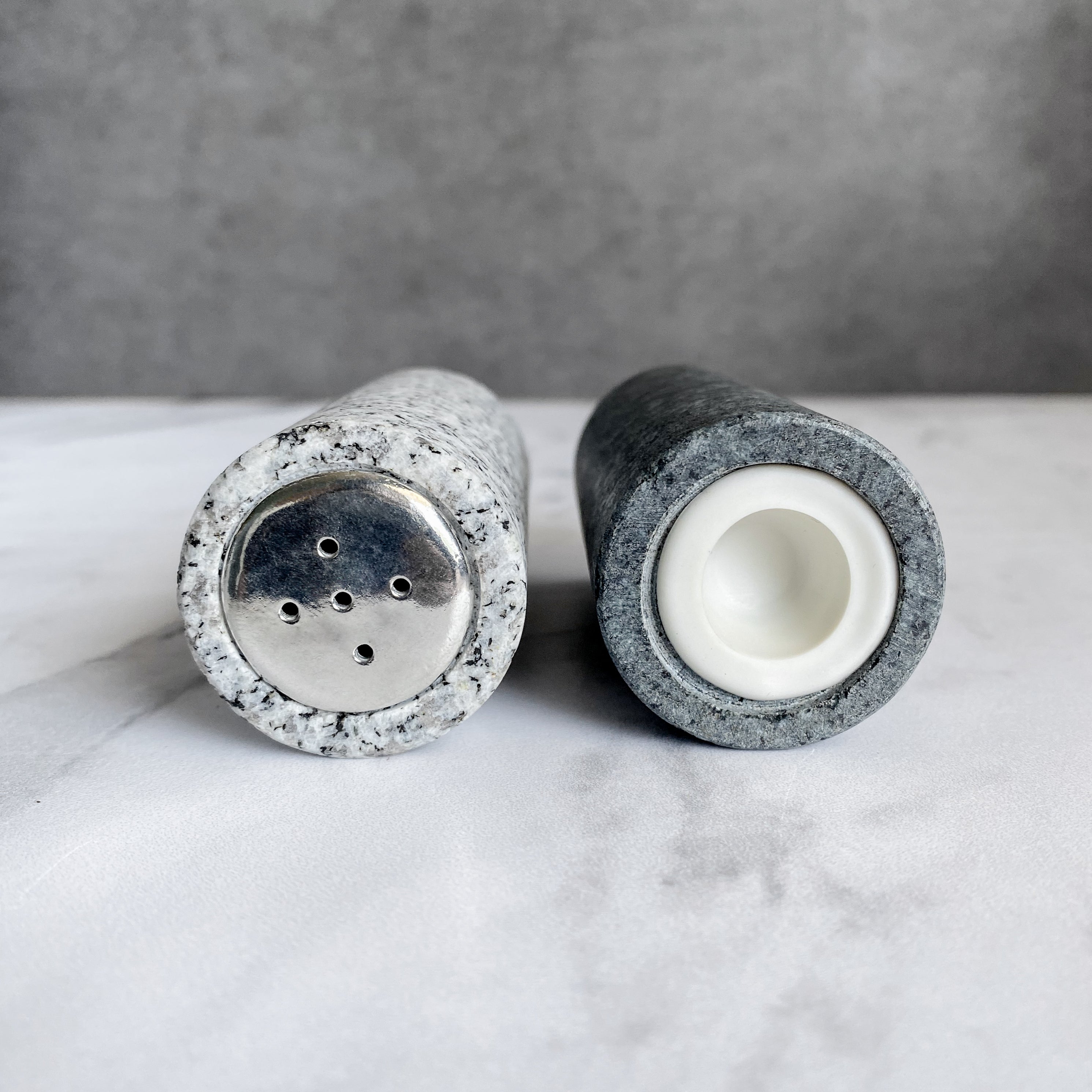 Granite Salt &amp; Pepper Shakers
