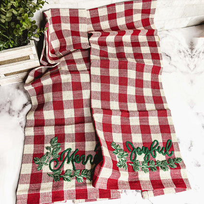 Holiday Charcuterie &amp; Tartan Towel Set - My American Goods