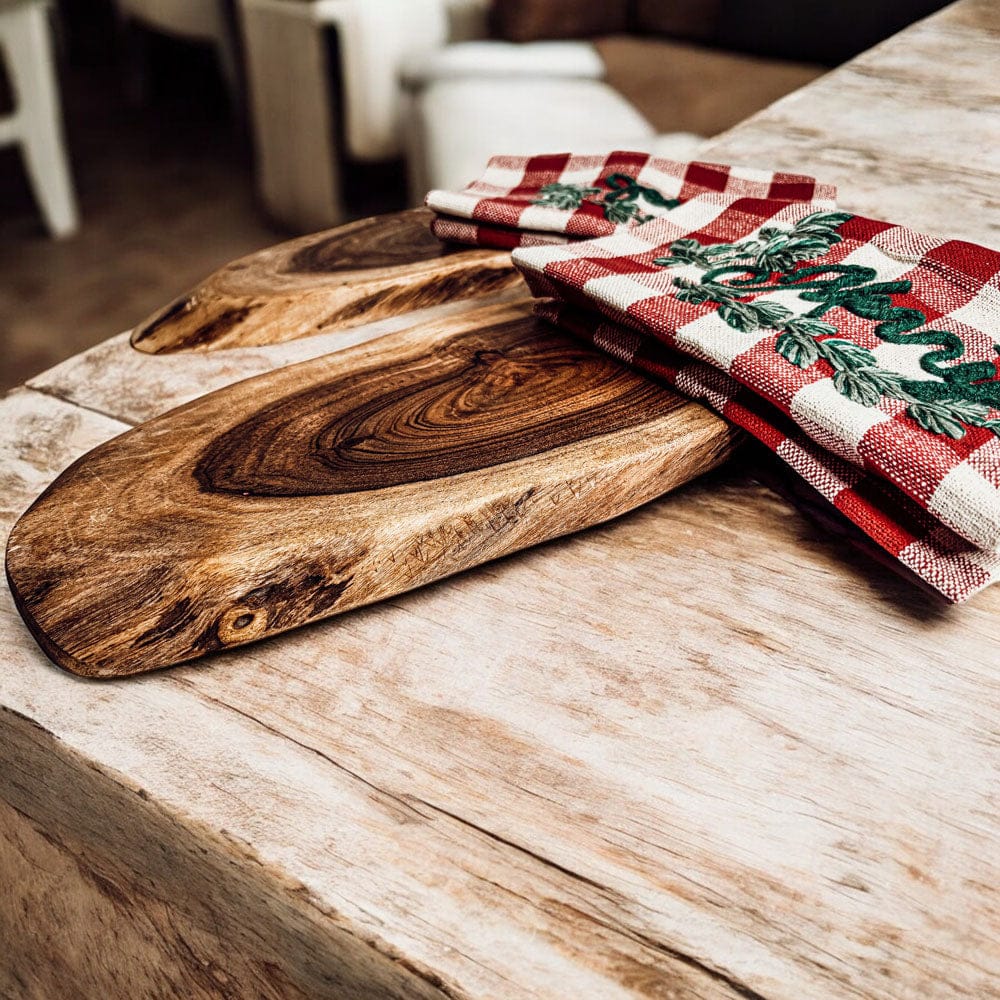 Gia Roma Dish Towel Holiday Charcuterie &amp; Tartan Towel Set