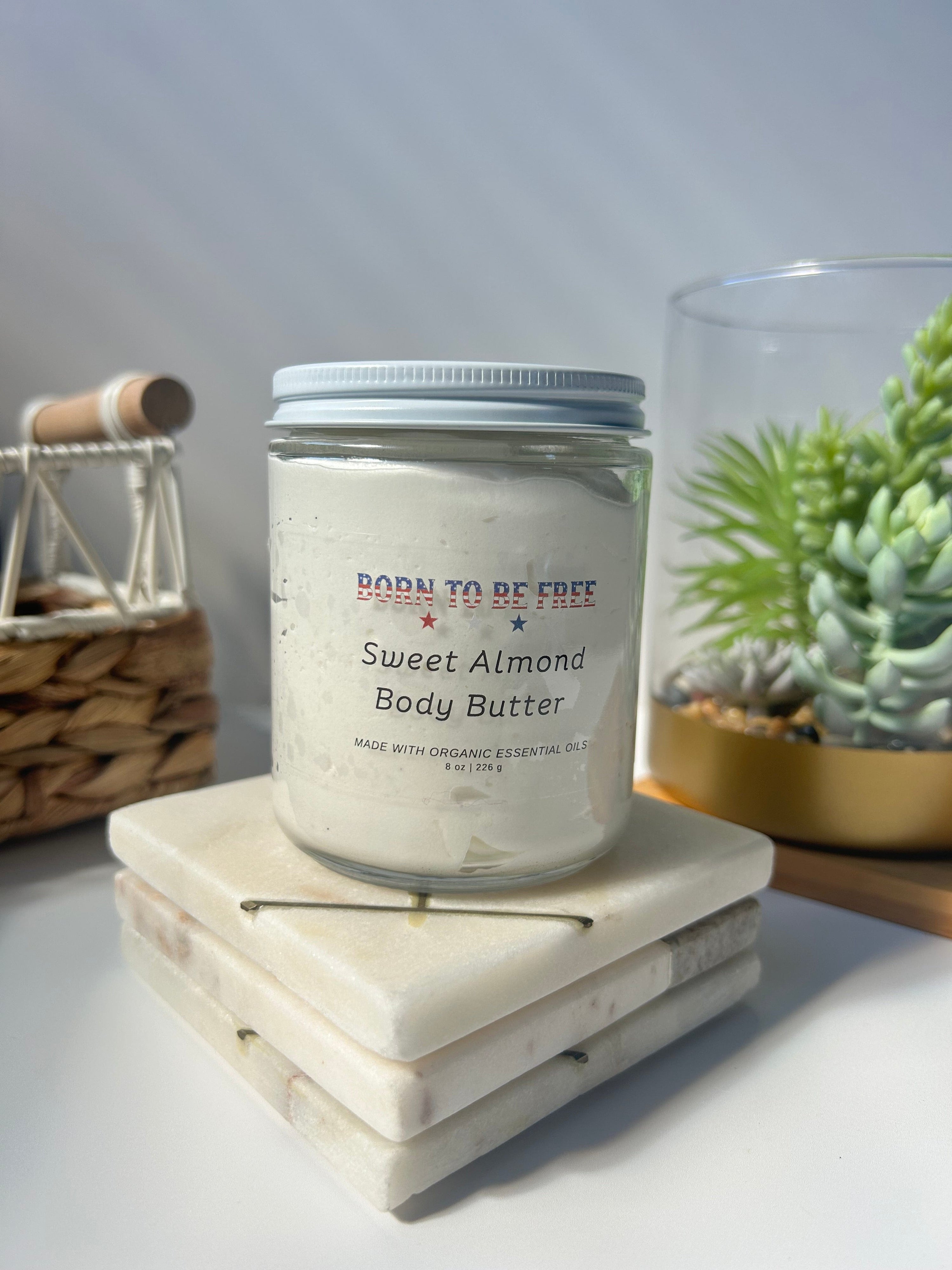 Born To Be Free Body Butter Sweet Almond Body Butter