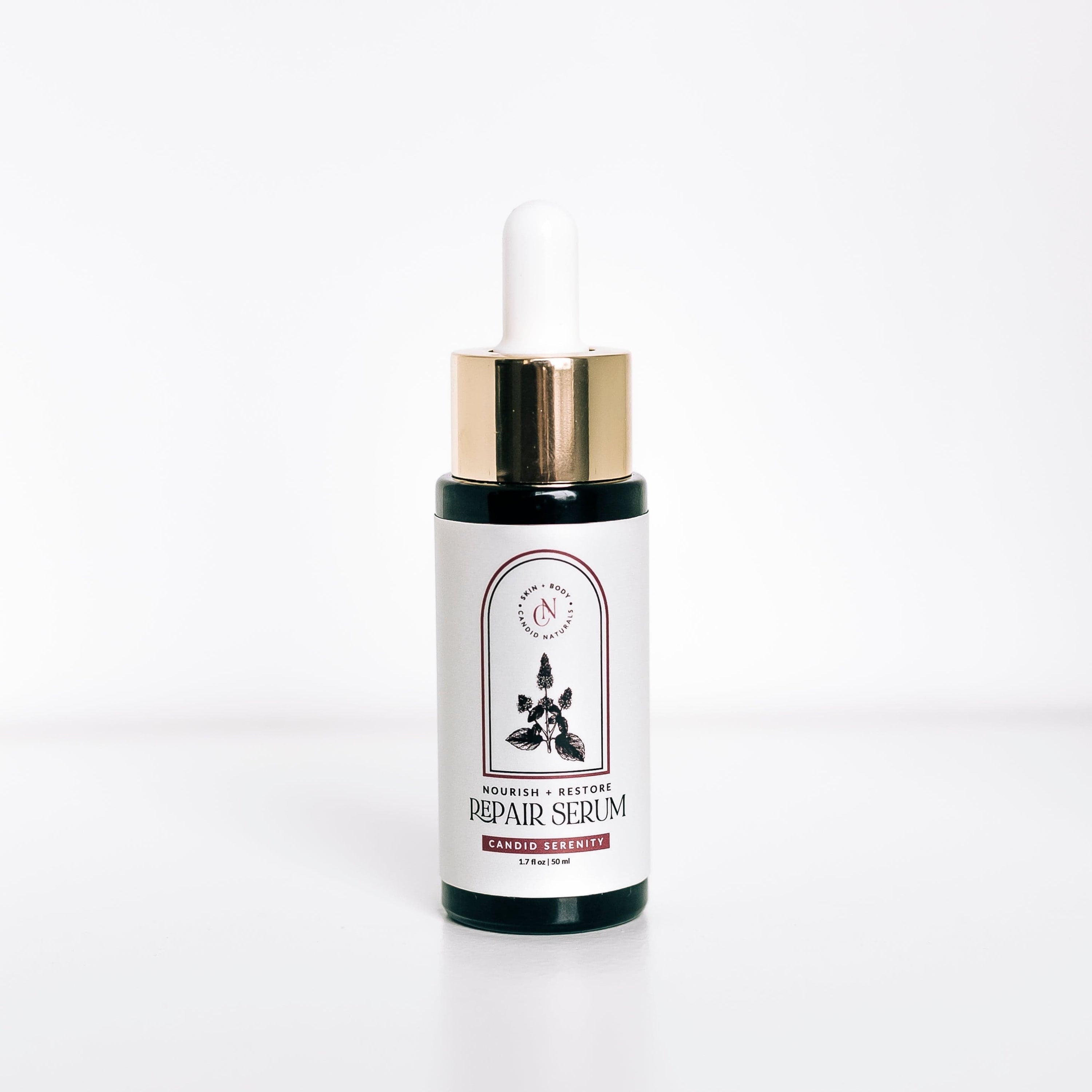 Candid Naturals Skin Care Set 1 oz / Candid Serenity Herbal-Infused Repair Serum | Nourish + Restore