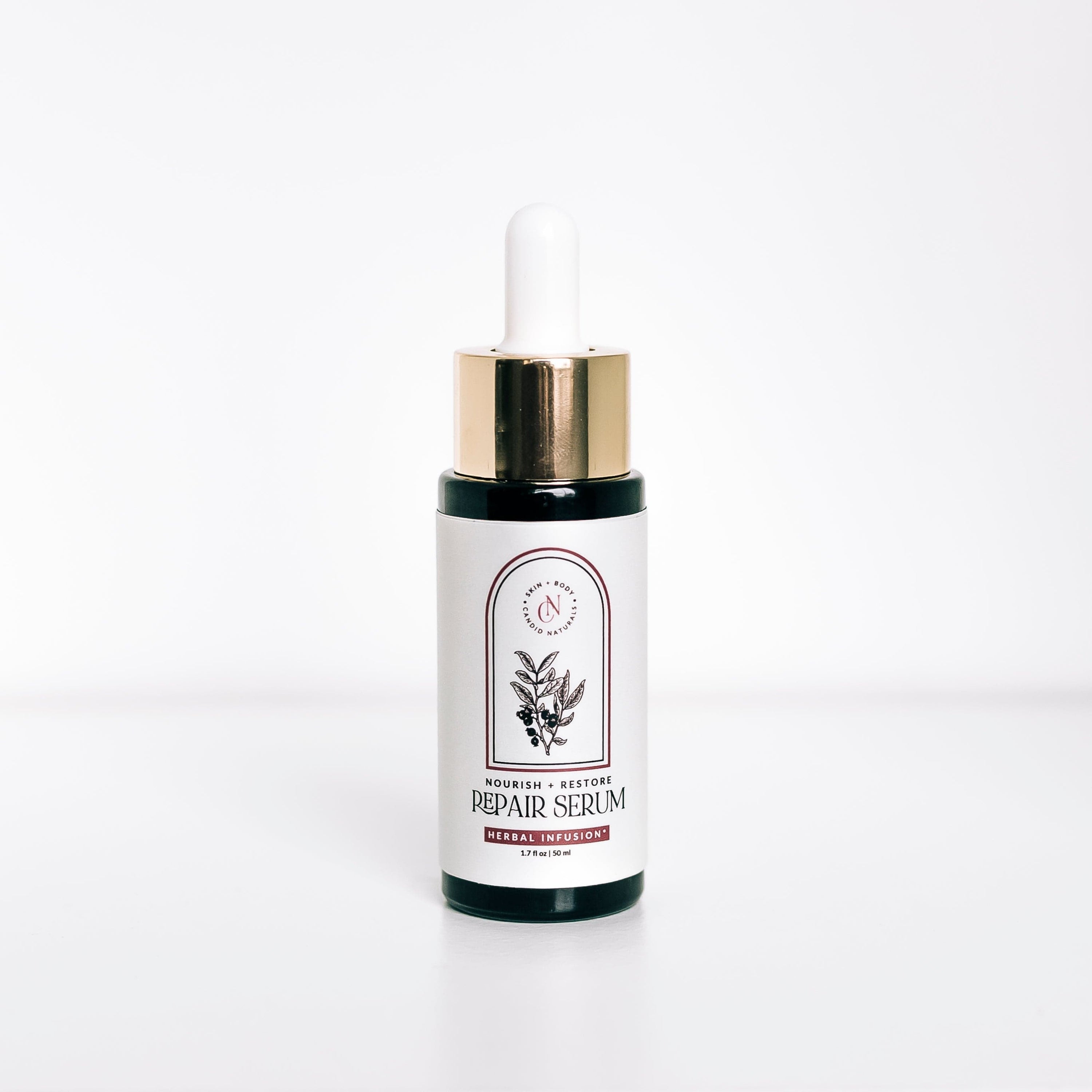 Candid Naturals Skin Care Set 1 oz / Unscented - Essential Oil Free Herbal-Infused Repair Serum | Nourish + Restore