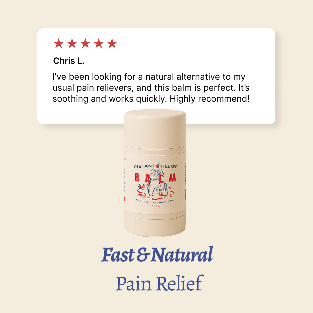 PapaBear Naturals Papabear Instant Relief Balm 2.5 oz