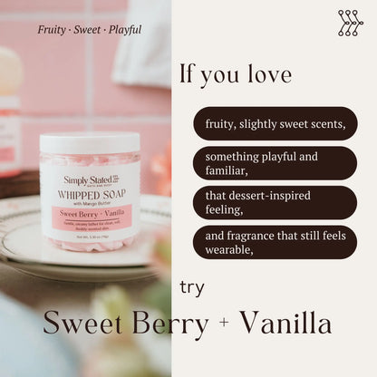 Simply Stated Creations Hand Soaps Sweet Berry + Vanilla Foaming Hand Soap