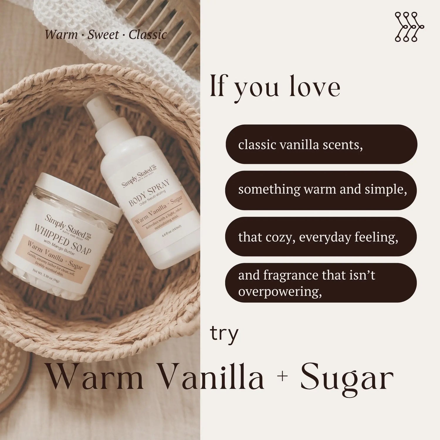 Warm Vanilla + Sugar Body Spray